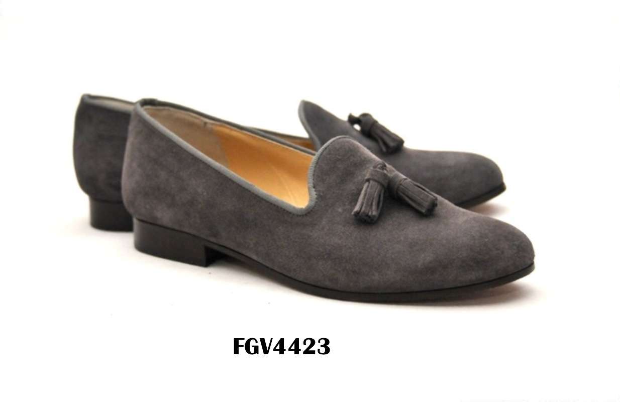 Velvet Tassel Loafers for birthday wedding present FG