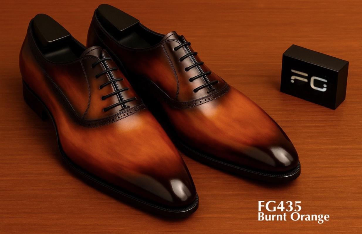 strapless open back dress Men's Calfskin Leather Square Toe Derby Shoes 6CM Heel Dress Footwear –  Divinch main image 0