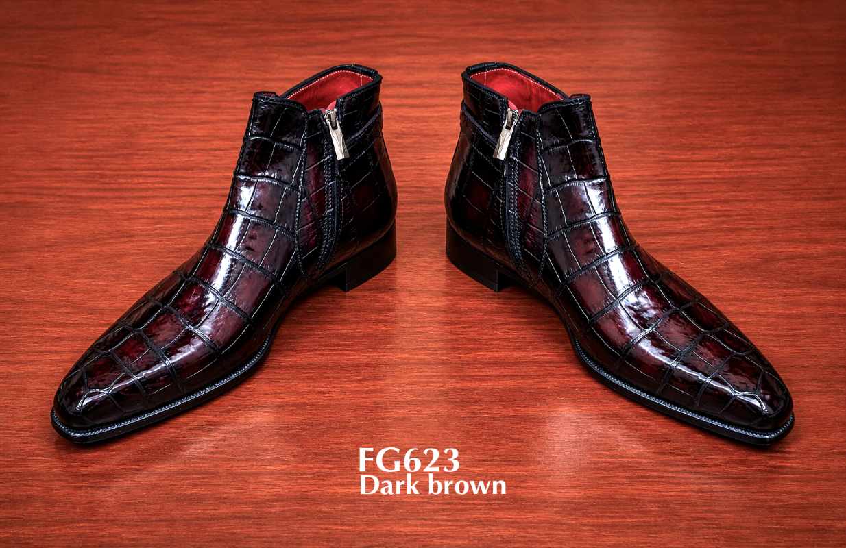 Men's Suede Chelsea Boots Custom Handmade Dealer Boots | FG Men's Suede Chelsea Boots Custom Handmade Dealer Boots | FG