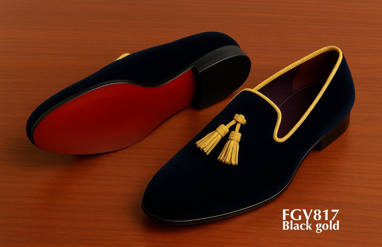 move on to tassel velvet loafers page