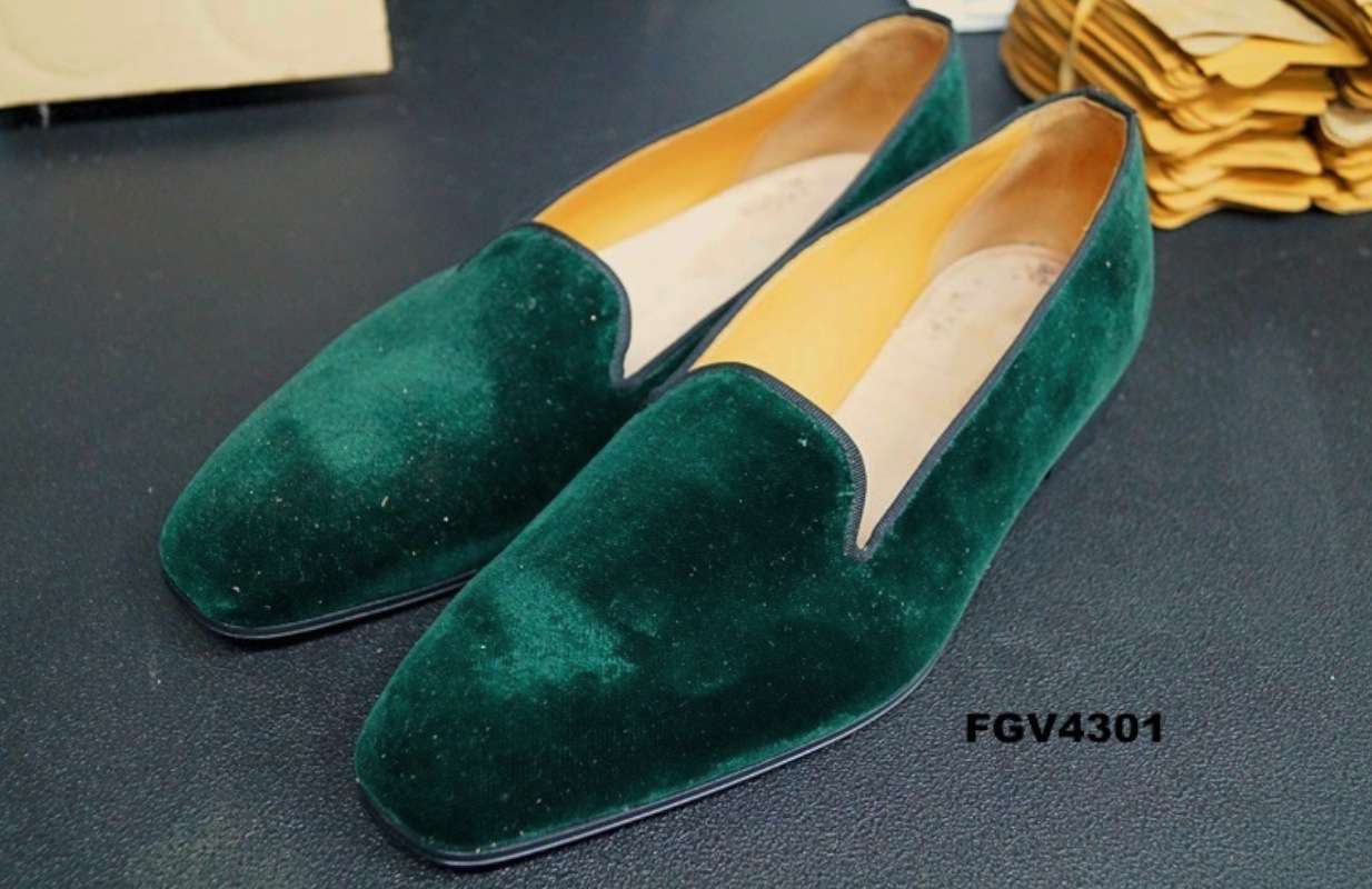smoke-green-velvet-slippers-FGV4301+fgshoes