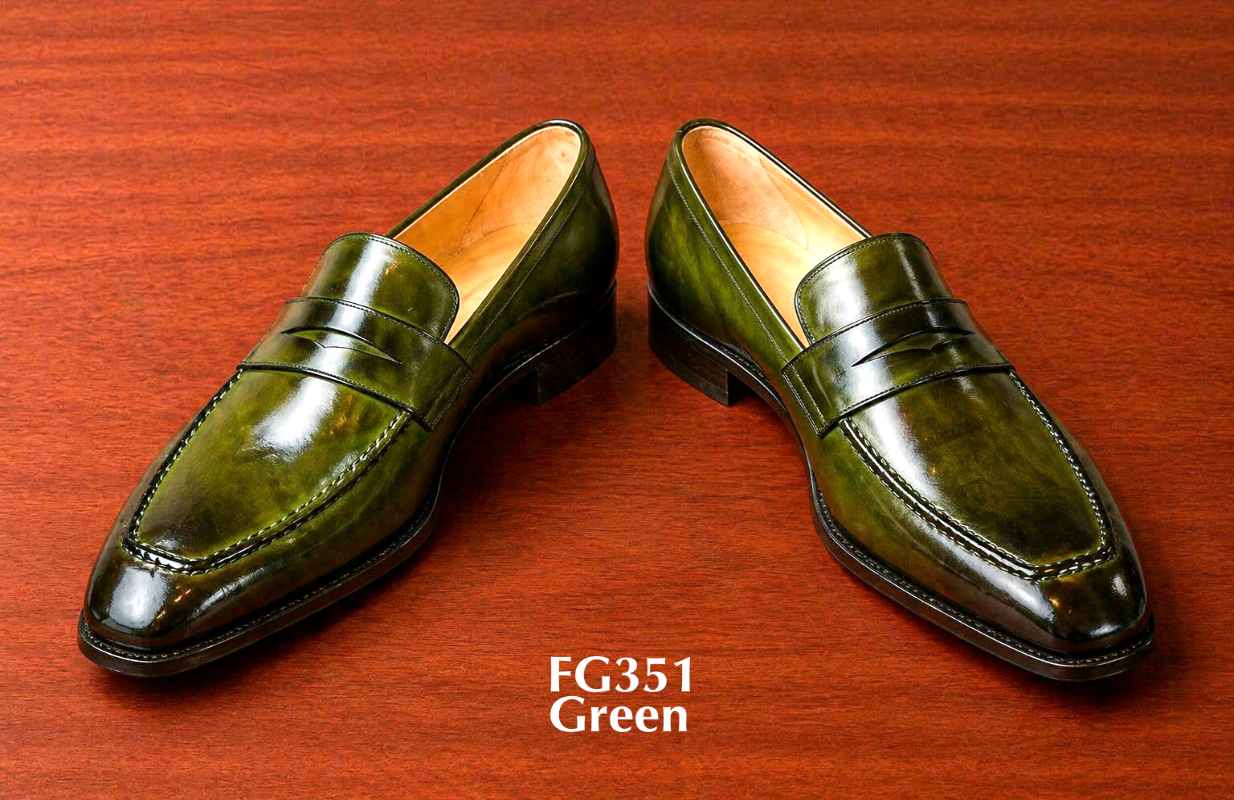 Premium Leather Loafers With Custom Logo Embossing | FG Shoe